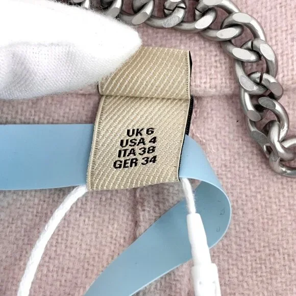 Burberry pink cashmere coat